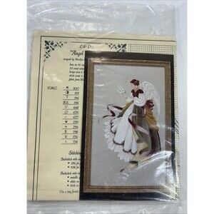 1991 Lavender & Lace Angel of Grace Counted Cross Stitch Pattern ONLY #15 NOS